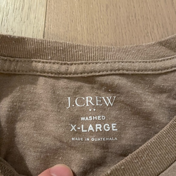 J. Crew tan T-Shirt - Picture 2 of 3